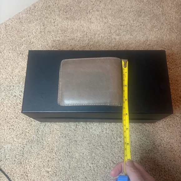 Himi Mens Bifold Leather Wallet Tan - Picture 8 of 9